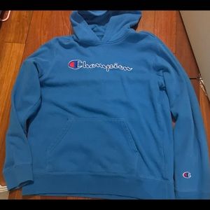 Blue champion hoodie